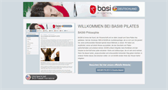 Desktop Screenshot of basipilates.de