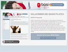Tablet Screenshot of basipilates.de